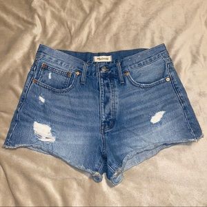 Madewell Denim Shorts Relaxed Fit Size 27